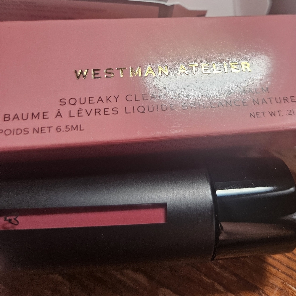 Westman Atelier Squeaky Clean Liquid Lip Balm - Petal( Dusty Nude) NIB